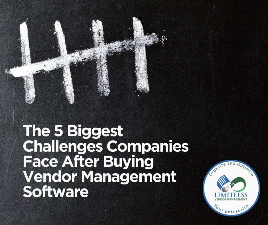 The 5 Biggest Challenges Companies Face After Buying Vendor Management Software
